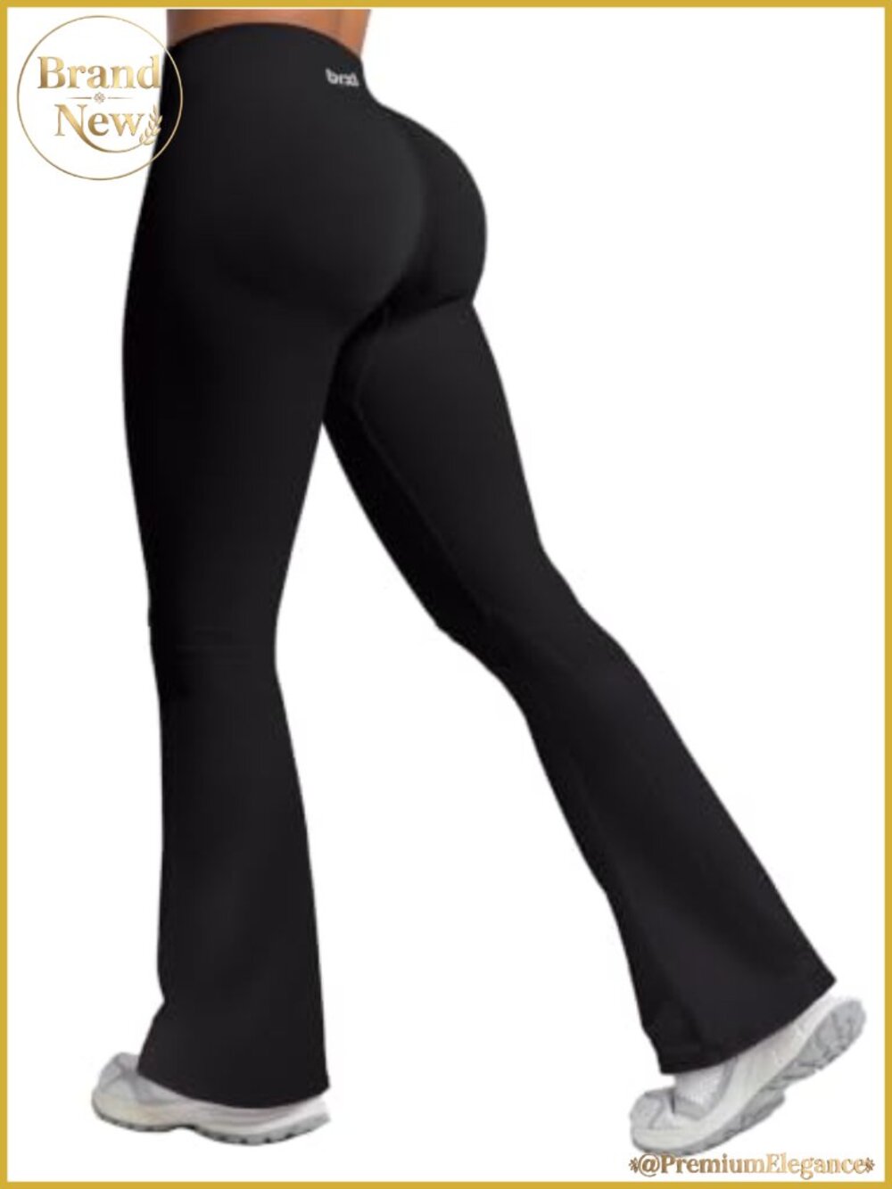 Seamless Mini Flare Leggings Butt Lifting High Rise Yoga Pants